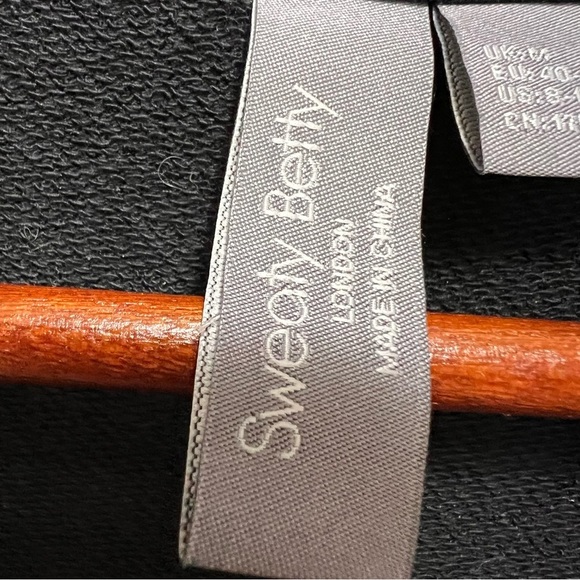 Sweaty Betty Oversized Cora Organic Cotton Black Cardigan Size Medium - Picture 8 of 15